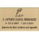 PLACA DE LATON BISELADO
